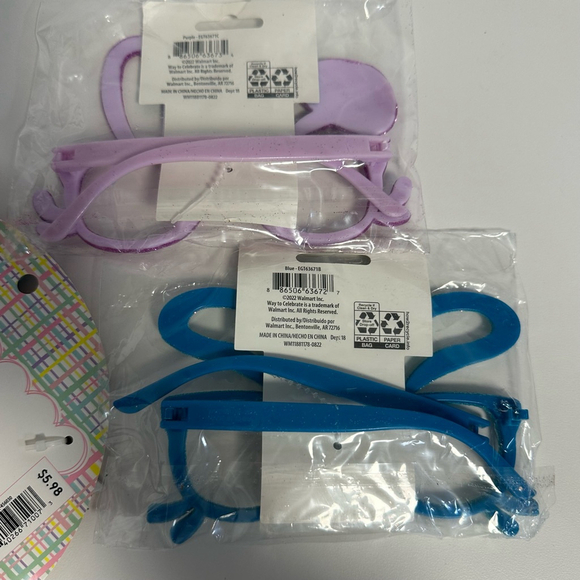 NWT NEW lot bundle of 4 Easter items Bunny headband 2 sunglasses - Picture 5 of 11